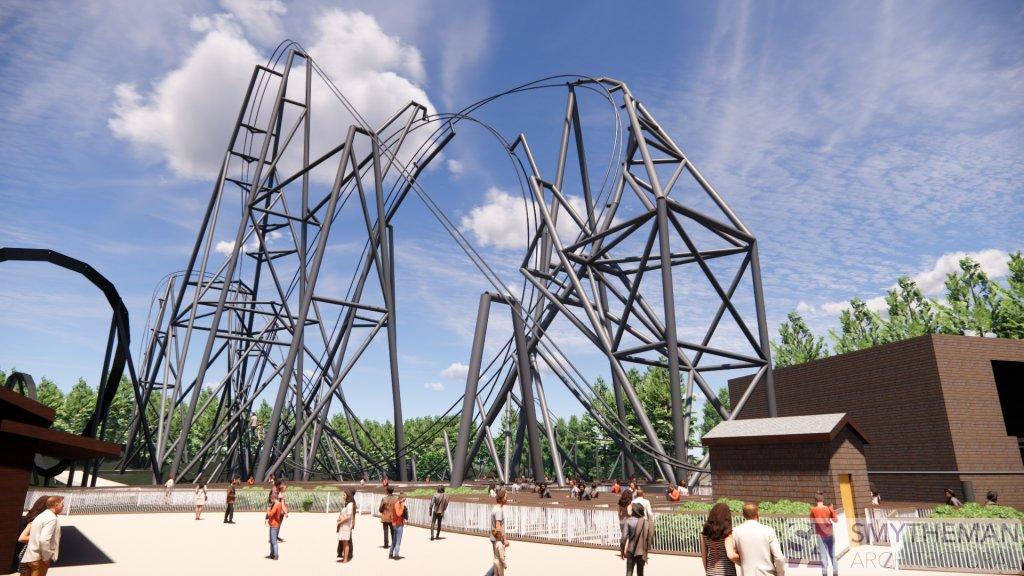 Project Exodus - Thorpe Park Resort New Roller Coaster 2024 - England