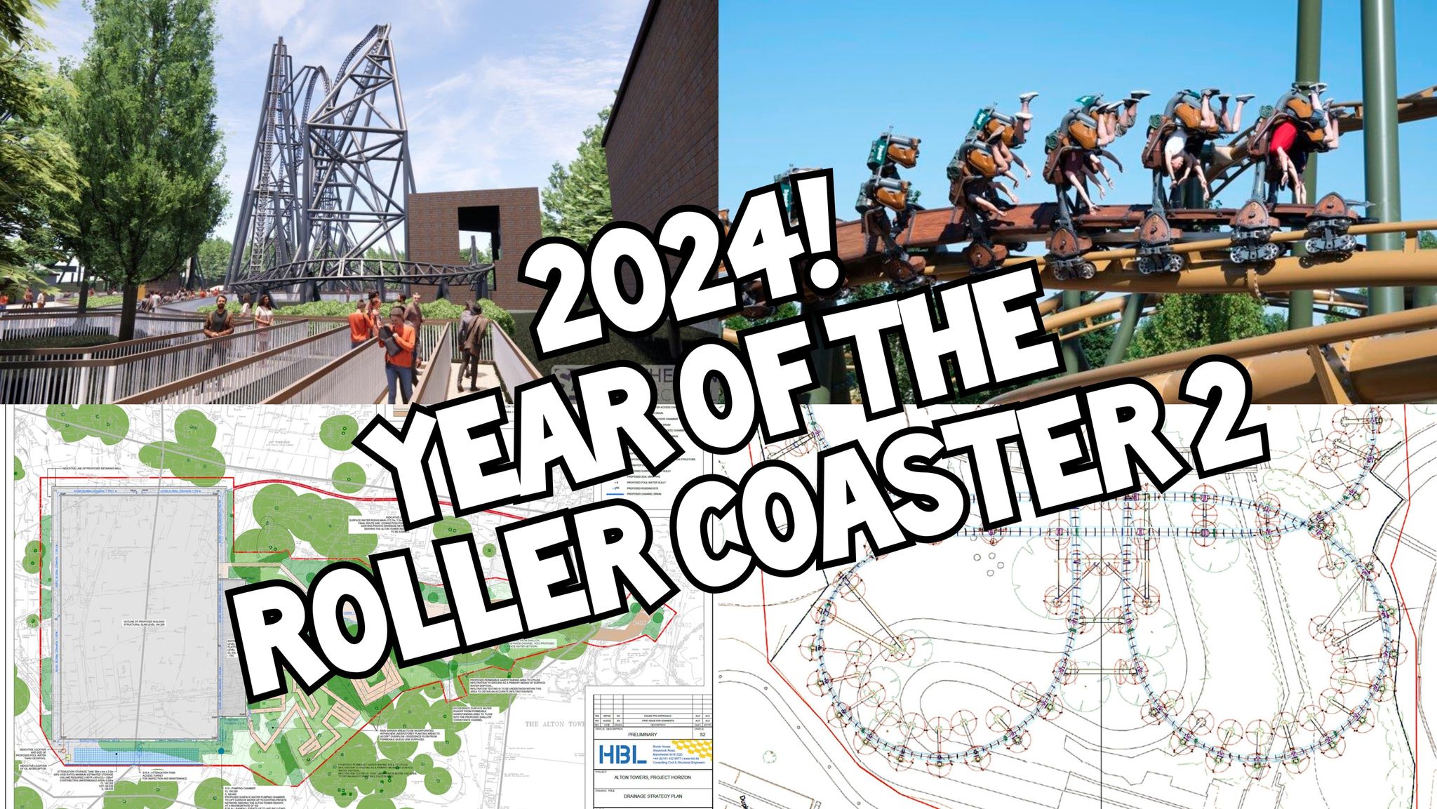 2024 - Year Of The Roller Coaster 2?! - Theme Park Insanity